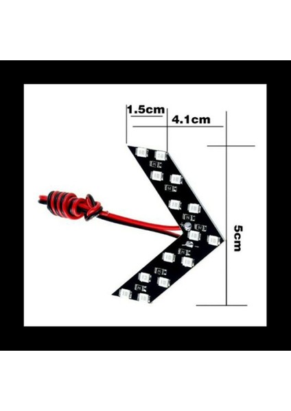 4pcs Universal 14 Smd Araba Tarafı Dikiz Aynası Dönüş Sinyali LED Işıkları Göz Kırpma Açıcı Sarı Işık (Yurt Dışından) fiyatları