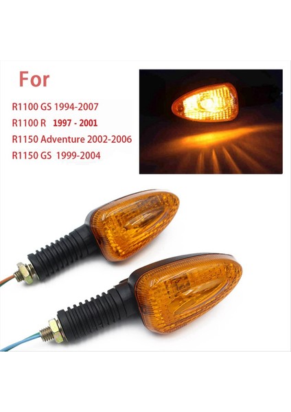 Bmw R1100GS 1994-2007 R1100R 1997-2001 Için Motosiklet Ön ve Arka Turn Sinyal Işık Göstergesi Göz Kırpması (Yurt Dışından) modelleri
