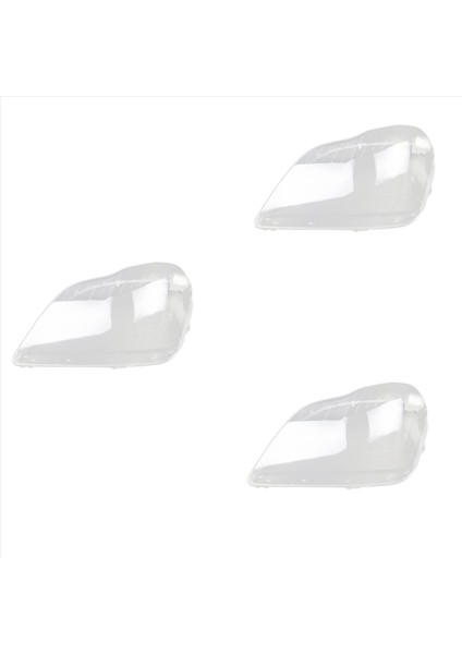 3pcs Araba Far Lens Kafa Işık Lamba Kabuğu Mercedes Benz X164 GL350 GL400 GL450 GL500 2006-2011 Sol Taraf (Yurt Dışından)