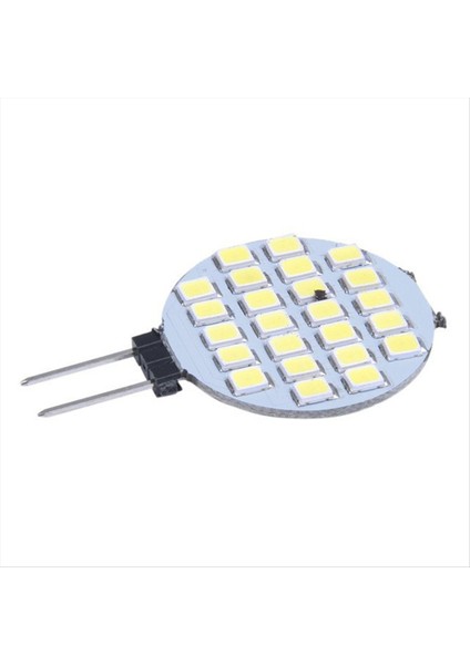 10PCS Ayna Ön Işık LED G4 12V Disk Şekillendirilmiş 12V LED G4 Daire Düz Plaka Çift Iğne Yuvarlak Sıcak Beyaz Işık (Yurt Dışından) modelleri