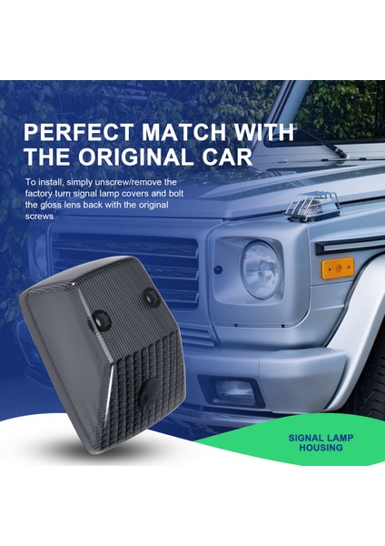 4638260057 Araba Ön Dönüş Sinyal Lambası Lens Kapağı Köşe Işık Kabukları Mercedes Benz W463 G-Serisi G500 G550 G55 86-18 (Yurt Dışından) indirimleri