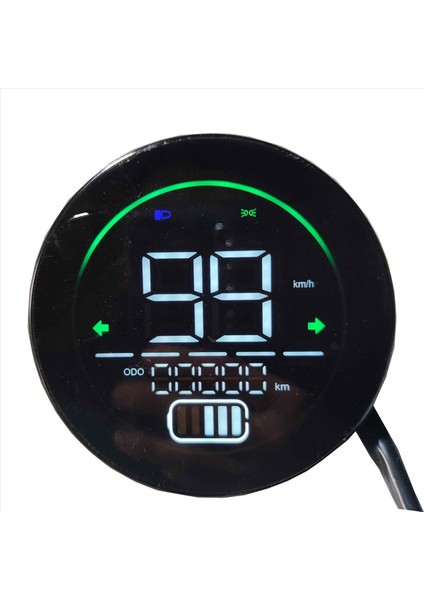 5x Elektrikli Bisiklet Hız Gösterimi Scooter Gösterge Göstergesi 48V 60V 72V Kurşun Asitli Pil LED Enstrüman Ekranı (Yurt Dışından) fiyatları