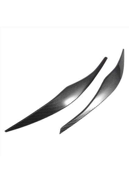 Bmw 3 Serisi Için E90 E91 320I 330I 2005-2012 Ön Far Kapağı Garnitür Strip Kaş Kapağı Döşeme Çıkartması Karbon Fiber (Yurt Dışından) modelleri