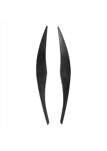 Bmw 3 Serisi Için E90 E91 320I 330I 2005-2012 Ön Far Kapağı Garnitür Strip Kaş Kapağı Döşeme Çıkartması Karbon Fiber (Yurt Dışından) fırsatları