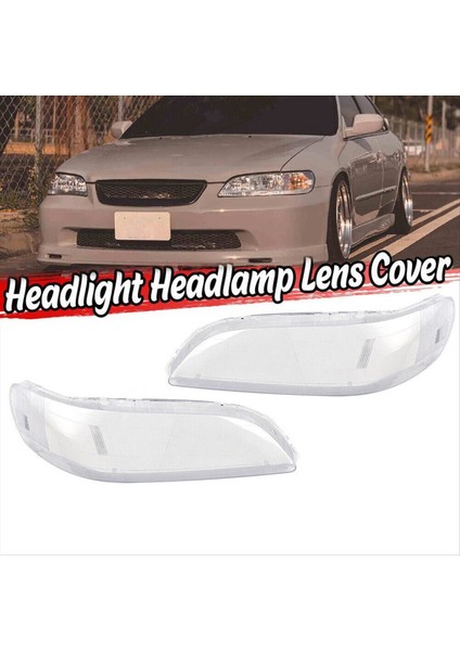 Sol Araba Far Lens Kapağı Kafa Işık Lambası Lambası Honda Accord Için Ön Işık Kabuğu 1998-2002 (Yurt Dışından) modelleri