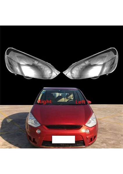 Ford S-Max 2007-2008 Sağ Side Far Far Kapağı Lamba Kabuk Maskesi Lens Cam Kafa Işık Lambası Kapağı (Yurt Dışından) modelleri