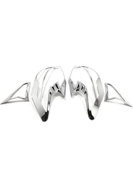 4pcs Araba Kuyruk Işık Kapağı Trim Krom Arka Tampon Fren Işıkları Çerçeve Parçaları Nissan Kicks 2017-2023 (Yurt Dışından)