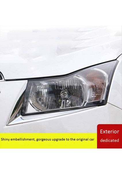 2pcs Araba Far Lambası Kaş Dekorasyon Çıkartması Chevrolet Cruze 2009-2014 (Yurt Dışından) modelleri