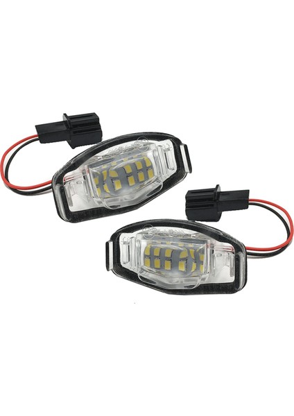 4pcs Araba LED Plaka Işık Plaka Hafif Lamba Honda Civic Honda Accord Siyah (Yurt Dışından) fiyatları