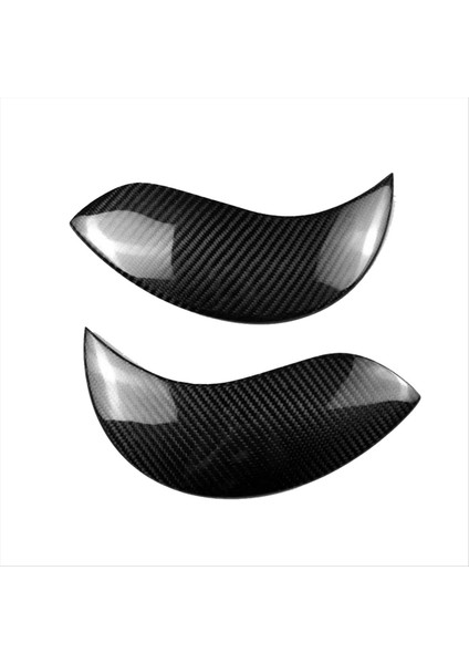 Araba Ön Far Kaş Kafası Işık Göz Kapağı Kaş Karbon Fiber Trim Bmw Mini R55 R56 R57 R60 (Yurt Dışından) modelleri