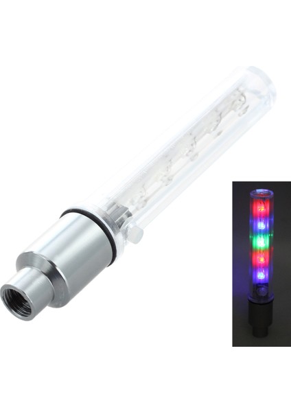 2pcs Araba Bisiklet Bisiklet Tekerleği Lastik Valf Kapağı Neon 5 LED Işık Lambası (Yurt Dışından) fırsatları