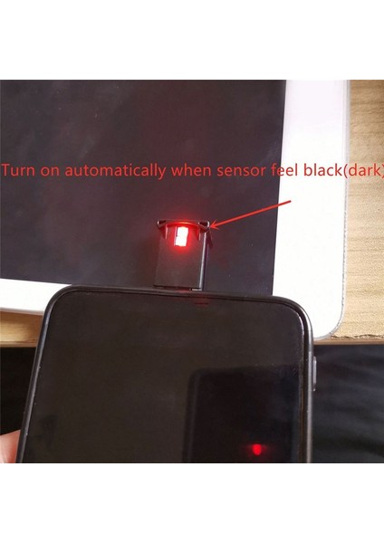 Mini Usb-C LED Rgb Işık Parlaklığı Ayarlanabilir 8 Renk Değiştirilebilir Araba Dizüstü Bilgisayarlar Klavye Atmosferi Gece Lambası (Yurt Dışından) fiyatları