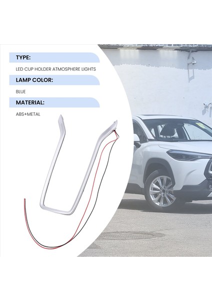 Toyota Corolla Cross /altis 2020-2024 Için Araba LED Merkez Kupa Tutucu Atmosfer Ortam Işık Iç Dekoratif Lamba (Yurt Dışından) indirimleri