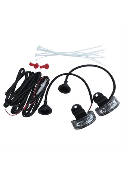 Toyota Land Cruiser 70 Serisi Için Araba Kapı Yan Etek Lambası Işık Pul Pick Up Aksesuarları (Yurt Dışından)