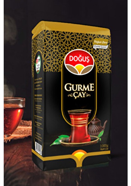 Gurme Siyah Çay 1000 gr x 4 Kaliteli Doğal Yaprak Çay Enfes Aroma ile fırsatları