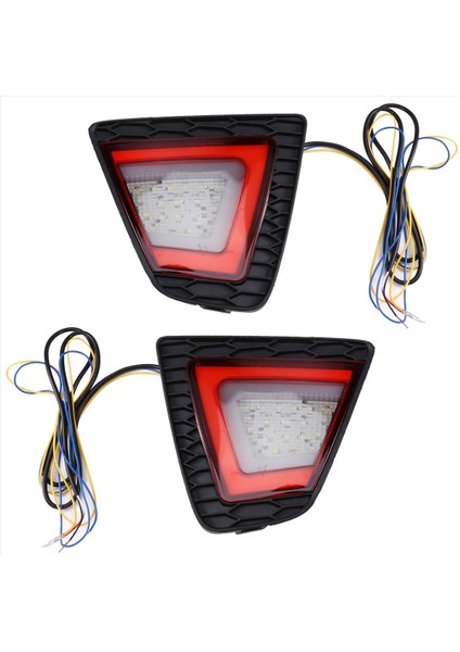 Araba LED Arka Tampon Işıkları Gündüz Koşu Işıkları Turn Sinyalleri Honda Fit 2014-2017 Için Ters Işık Fren Işıkları (Yurt Dışından) fiyatları