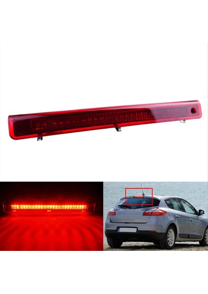 Araba Kuyruk Işığı Montaj Fren Işığı Üçüncü Fren Işığı Renault Megane Hatchback Mk3 2008-2016 (Yurt Dışından) indirimleri