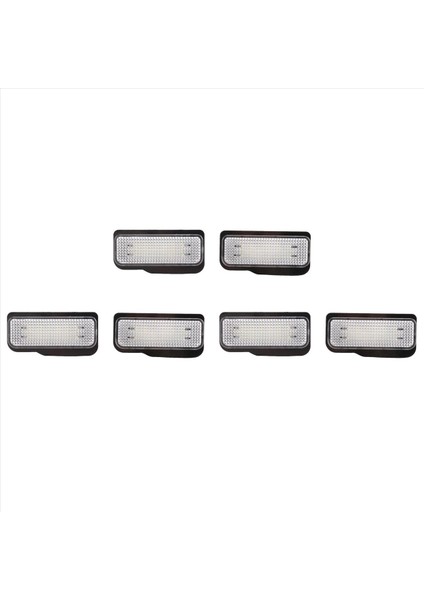 6x Araç LED Plaka Işık Plaka Plaka Işığı Mercedes-Benz W203 5D/W211/W219/R171 (Yurt Dışından)