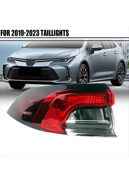Toyota Corolla Için Tail Işık Arka Durdurma Freni Sinyal Lambası 2019 2020 2021 Arka Dış Sol (Yurt Dışından) modelleri