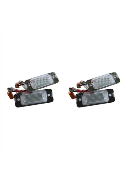 4x Araba LED Plaka Işık Plaka Plaka Işığı Mercedes-Benz W163 W164 X164 ml Gl (Yurt Dışından)