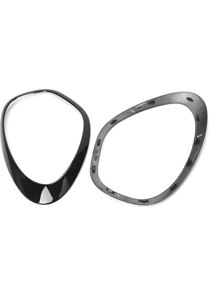 2pcs Ön Far Lambası Çerçeve Döşeme Bmw Mini Cooper Için Parlak Siyah R60 2011-2016 51139801573 51139801574 (Yurt Dışından) fırsatları