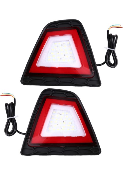 Araba LED Arka Tampon Işıkları Gündüz Koşu Işıkları Fren Işıkları Turn Sinyalleri Honda Fit 2014-2017 Için Ters Işıklar (Yurt Dışından)