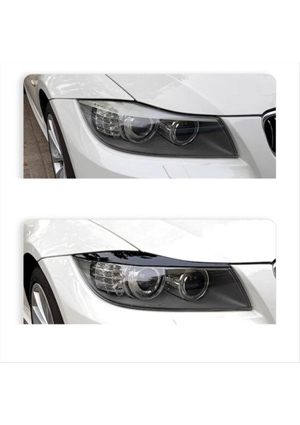 Araba Farlar Kaşları Far Kaş Timi Bmw 3 Serisi Için Uyumlu E90 E91 320I 330I 2005-2012 (Yurt Dışından) modelleri