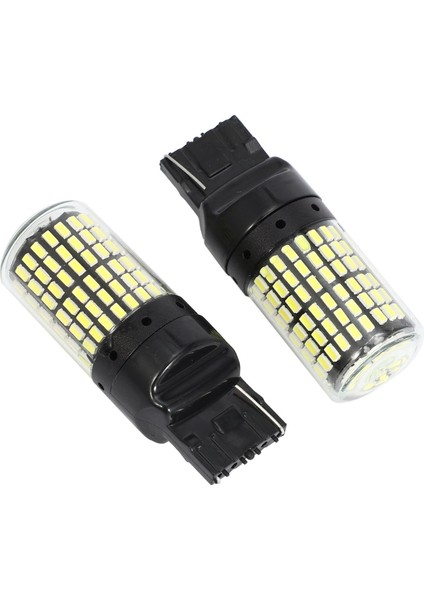 20PCS Süper Parlak Kanbus T20 7440 W21W WY21W 144-SMD Ters Işık Dönüş Sinyal Işığı Kara Kabuk (Beyaz Işık) (Yurt Dışından) fırsatları