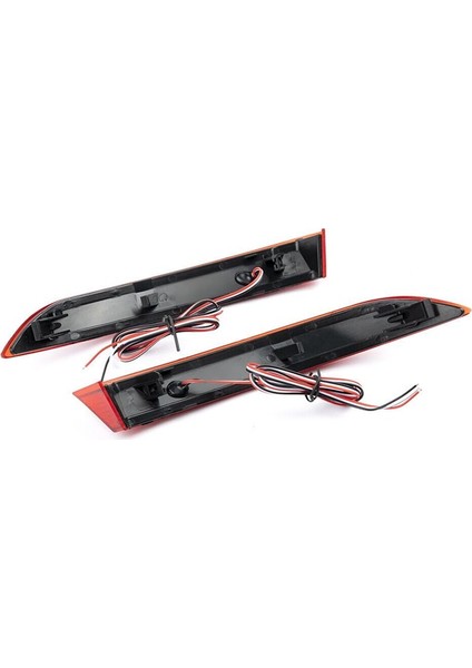 63147240997 LED Fren Işığı Tampon Işık Arka Tampon Işaretleyici Bmw X5 E70 Lcı 2010-2013 63147240998 Kırmızı (Yurt Dışından) modelleri