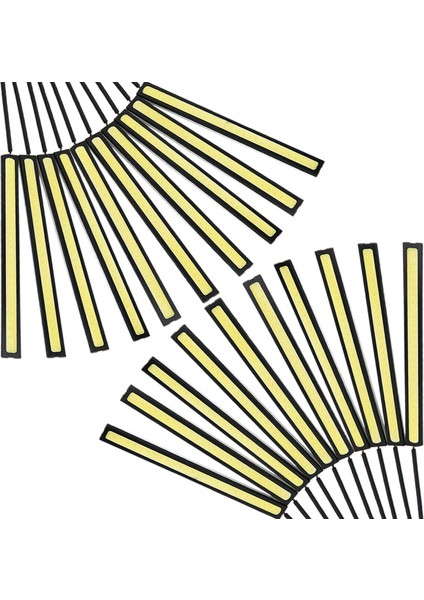 20X 12V Su Geçirmez Drl LED Strıtle Işık Çarlar Kamp Karvan Boşu Araç Cob-Whıte (Yurt Dışından)