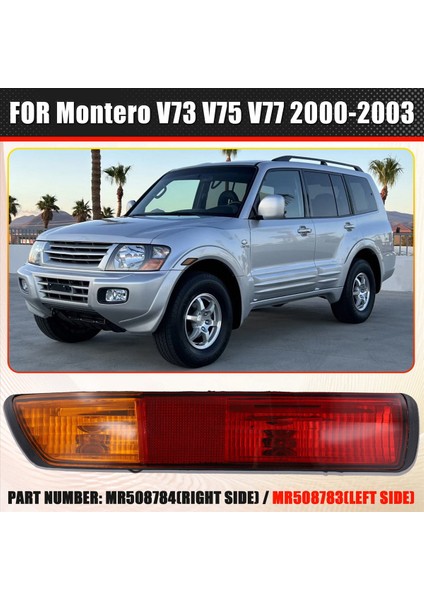 Araba Arka Tampon Işık Arka Sis Lambası Mitsubishi Için Pajero Montero V73 V75 V77 2000-2003 Sol MR508783 (Yurt Dışından) indirimleri