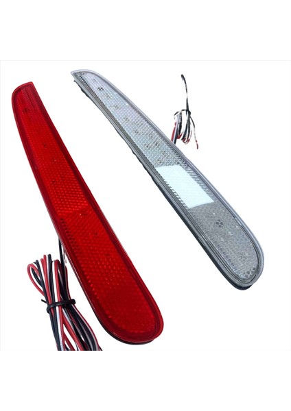 Honda Nbox 2023-2024 Araç LED Arka Tampon Işık Arka Sis Lambası Park Uyarı Işık Reflektör Tay Lambaları Beyaz (Yurt Dışından) fiyatları