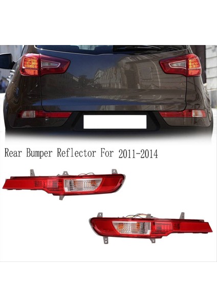 Arka Tampon Reflektör Sis Lig Park Uyarısı Kia Sportage Için LED Arka Lambalar 2011-2014 Sağ (Yurt Dışından) modelleri