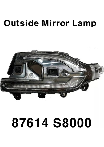 87614S8000 Araba Dış Kapı Aynası Lambası Tersine Dönen Ayna Yan Lambası Hyundai Palisade 2020-2021 Sol (Yurt Dışından) indirimleri