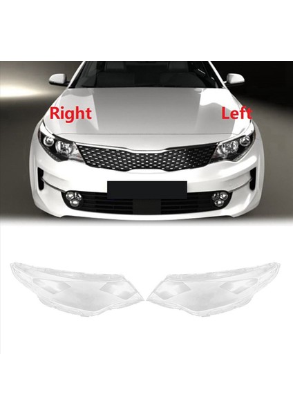 2x Kia K5 Optima 2016 2017 2018 Sağ Far Kabuk Lambası Gölgesi Şeffaf Lens Kapak Far Kapağı (Yurt Dışından) fiyatları