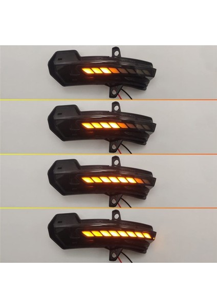 Chevy Chevrolet Blazer Için 2019-2022 Araba LED Yan Aynalar Sıralı Dinamik Dönüş Sinyal Işıkları Göstergesi Siyah Füme (Yurt Dışından) modelleri