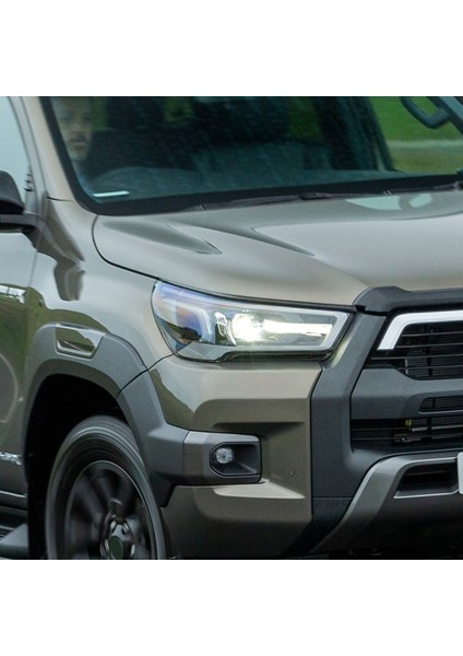 Toyota Hilux Için 2019 2020 2021 Araba Far Kapağı Şeffaf Abajur Kapakları Kafa Işık Lambası Kabuk Aksesuarları Sağ (Yurt Dışından) indirimleri