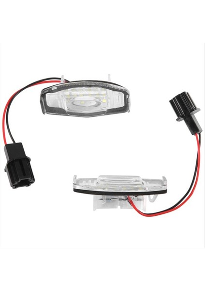 2paır Araç LED Plaka Işık Plaka Hafif Lamba Honda Civic Honda Accord Siyah (Yurt Dışından) modelleri
