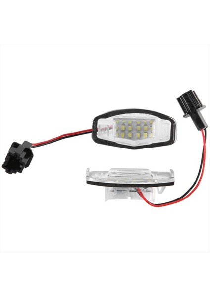 2paır Araç LED Plaka Işık Plaka Hafif Lamba Honda Civic Honda Accord Siyah (Yurt Dışından) fırsatları