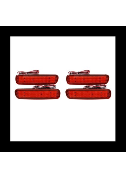 Toyota Land Cruiser 100/CYGNUS LX470 Için 2x Araç LED Arka Tampon Reflektör Işığı LED Uyarı Işık Fren Lambası (Yurt Dışından)
