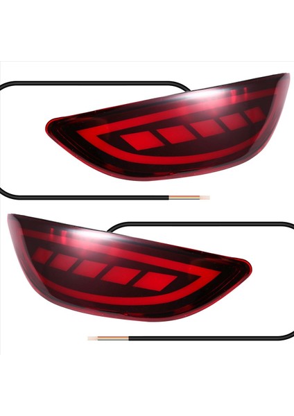 Araba LED Arka Tampon Işığı Hyundai Accent Verna Solaris Brio 2008-2015 Kuyruk Reflektörü Fren Sis Lambası Dönüş Sinyali (Yurt Dışından) fiyatları