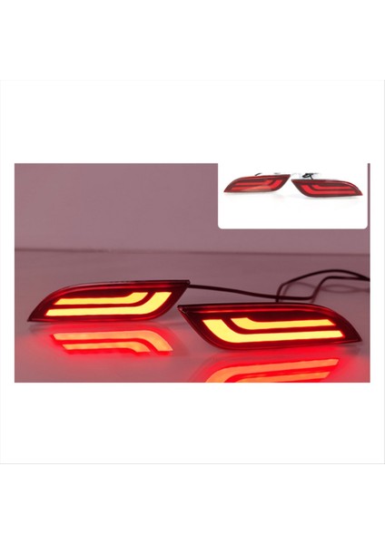 Araba LED Arka Tampon Işıkları Dinamik Dönüş Sinyali Işık Fren Işığı Reflektör Işığı Chevrolet Spark Için 2010-2015 (Yurt Dışından) indirimleri