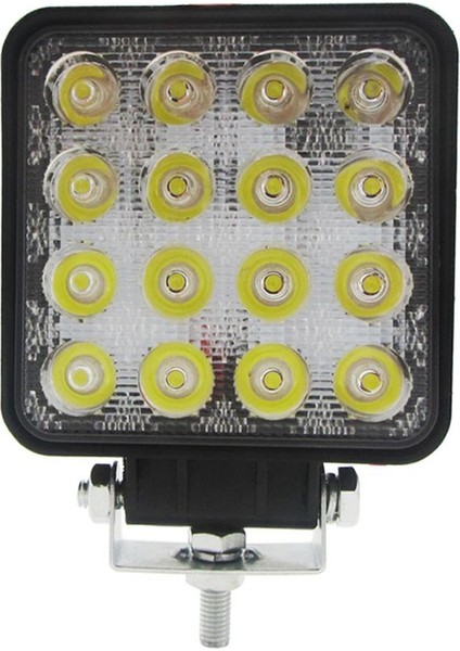 48W 6000K LED Spot Işın Kare Iş Işıkları Lamba Traktör Suv Kamyonu 4WD 12V 24V (Yurt Dışından) indirimleri