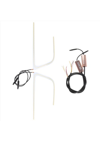 Çift Renkli Beyaz / Amber LED C-Ring Devre Kartı Far Far Çalıştırma / Dönüş Sinyal Işıkları Subaru Wrx &amp Stı 2015-2018 (Yurt Dışından) fiyatları