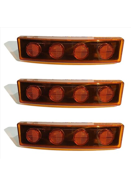 3pcs 24V LED Sunvisor Lamba Sinyal Scania Kamyon Serisi Için Üst Işıklar 1798980 1910437 Sarı (Yurt Dışından)