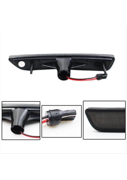 Ford Mustang Için Ön Yan Işık Markeri Sarı Lamba Turn Sinyal Yan Işıkları 2010-2014 AR3Z-15A201-A AR3Z-15A201-B (Yurt Dışından) modelleri