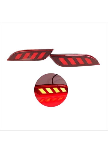 Araba LED Arka Tampon Işıkları Dinamik Dönüş Sinyali Işık Işıkları Reflektör Işıkları Chevrolet Spark Için 2010-2015 (Yurt Dışından) modelleri