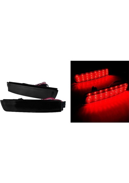 Araba Arka Tampon LED Kuyruk Fren Lambası Yansıtıcı Nissan Juke/murano/infiniti FX35 FX37 FX50 Için Açık Siyah Kabuk (Yurt Dışından) indirimleri