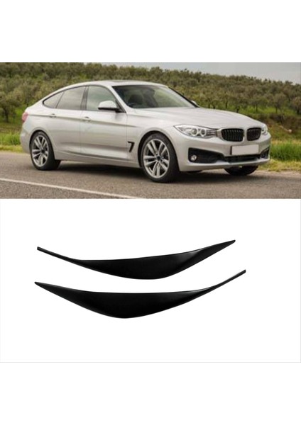 Araba Ön Far Kaş Kafası Işık Göz Kapağı Kaş Reçine Döşeme Sticker Bmw F34 GT330 GT328 GT300 2016-2019 (Yurt Dışından) modelleri