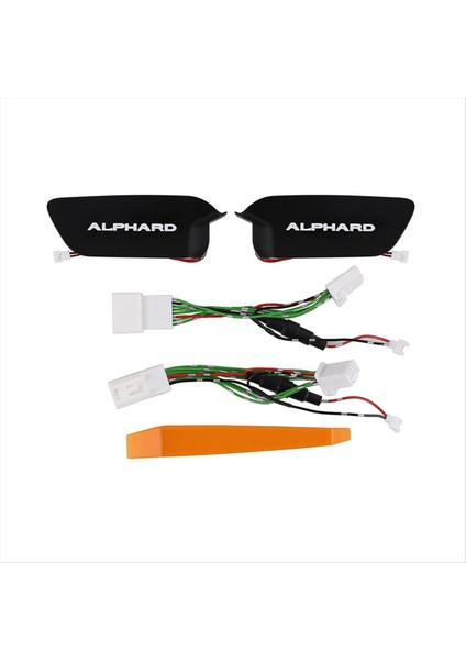 Toyota Alphard 40 Serisi 2023+ Araç Ön Kapı Yemeği Ayarlanabilir Renk Döngüsel Renk Değişikliği Ortam Işıkları (Yurt Dışından) indirimleri